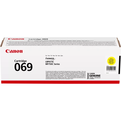Картридж Canon 069HY (Yellow) для Canon LBP67x / MF75x