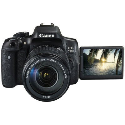 Фотоаппарат зеркальный Canon EOS 750D 18-135 KIT
