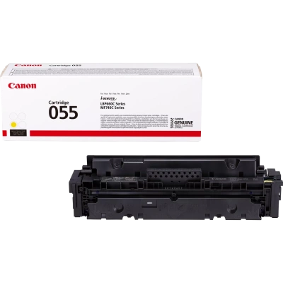 Картридж Canon 055HY (Yellow) для Canon LBP66x / MF74x