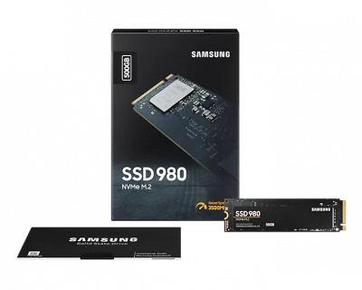 Твердотельный накопитель SAMSUNG 500GB 980 PCIe 3.0 NVMe M.2