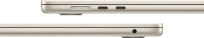 Ноутбук Apple MacBook Air A3241 15.3", 2025, Starlight (MW1J3RU/A)