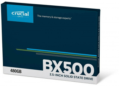 Твердотельный накопитель SSD Crucial 480GB BX500 SATA III 2,5"